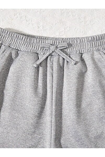 şetakids gri düz renk çoçuk şort