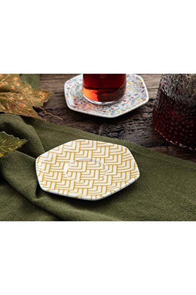 English Home Sunbeam Çay Tabağı, Sarı, 12cm