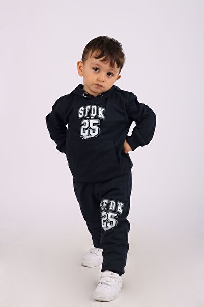 BUSEYİZ SFDK 25 СПОРТИВНИЙ КОСТЮМ ДЛЯ ХЛОПЧИКІВ З КИШЕНЯМИ З ПРИНТОМ CAPISONLUKANGURU