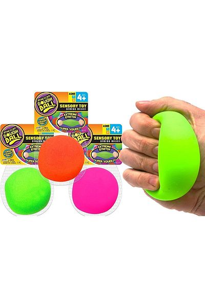 Sunman Jaru Stretch Extending Dough Stress Ball - Pack of 3