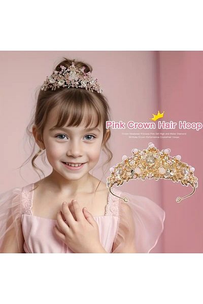 GlassySKY تاج الأميرة جوهرة لحفلة عيد الميلاد - P1
