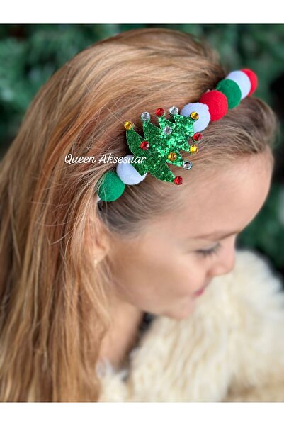 QUEEN AKSESUAR Πρωτοχρονιάτικο ειδικό σχέδιο πολυτελές στέμμα πομπομ σε σειρά...