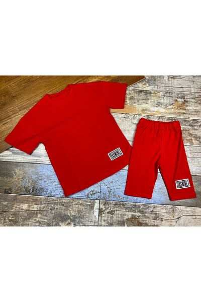 mj baby Oversize T-shirt Shorts Leggings Double Set