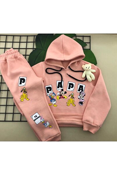 ÖRZİ Kids Set de trening cu glugă cu imprimeu Miki pentru copii Örzi - Glugă de iarnă, 7/10 ani