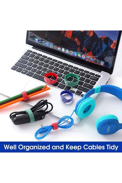 Choice Kerokuru Cable Organizer Cable Management Cable Winder Tape Protector for wire Ties Phone Accesso...