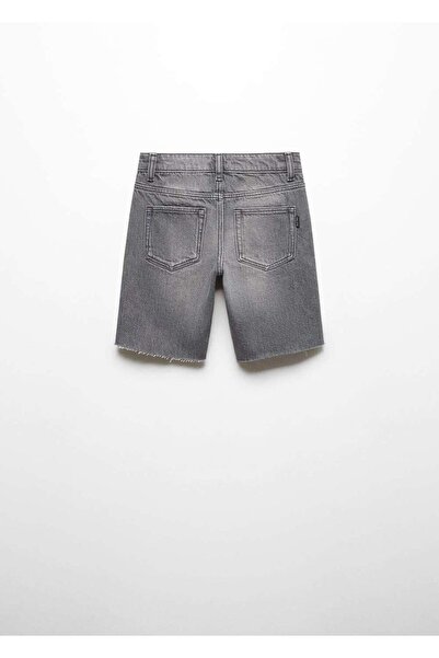 MANGO Kids Dikişşsiz denim şort