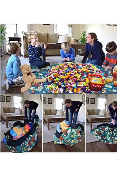 i lin baby Oyun Örtüsü, Çocuk Oyuncak Hurcu, Çocuk Minderi, Lego Puzzle Sepeti