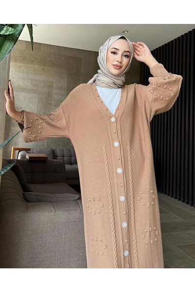 ayseningiyimevi Stylish Sweatshirt with Knitwear Collar