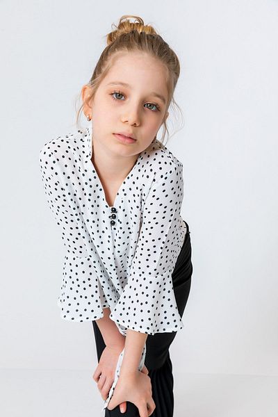 incity Girl's Pleated Flared Trousers