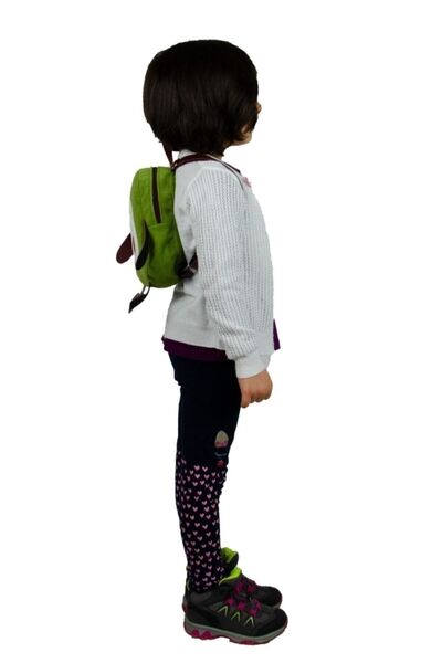 Genel Markalar Sevimli Avakado Peluş Mini Çocuk Sırt Çantası Yeşil