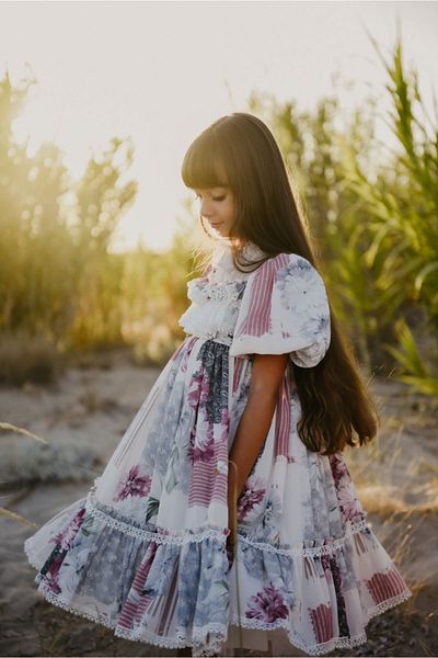 MIALORA EXCLUSİVE By Emel Ebru Özdemir Special Design Girl's Dress with Bag Girl's Dress Birthday Dress Children's Evening Dress