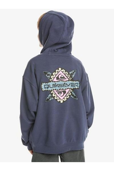 Quiksilver Hanorac pentru copii Drybridge - EQBFT03878-BQY0 Hanorac cu glugă Crown Blue