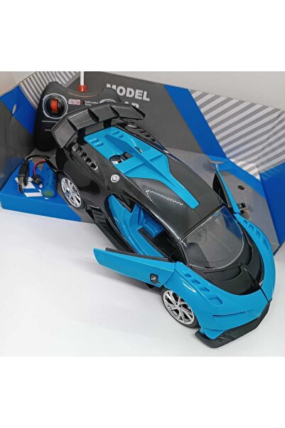 LRS STORE Uzaktan Kumandalı Şarjlı Araba Kapıları Açılan Bugatti Chiron 26,5 cm Şık Tasarım Yüksek Kalite