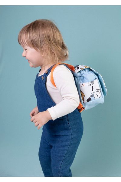 m montefair 0-7 Years Old Daily Jumping Dogs 101 Children's Backpack 22X20X13 - Colorful and Functional Design