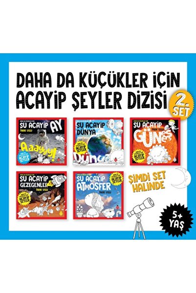 Uğurböceği Yayınları Daha Da Küçükler Icin Acayip Seyler Seti 2 (5 KİTAP)