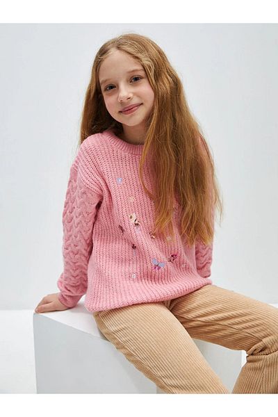 LC Waikiki Long Sleeve Girl's Knitwear Sweater