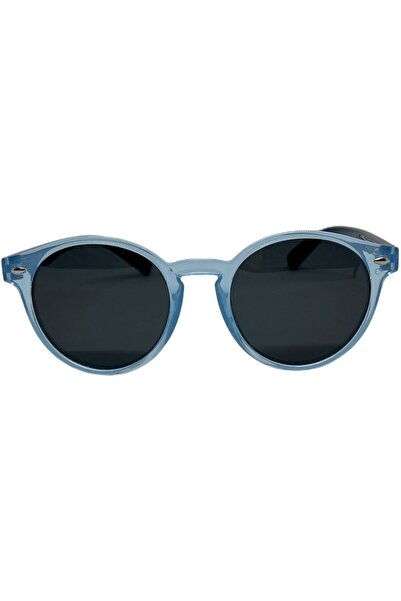 funeyes نظارات شمسية للأطفال باللون الأزرق لعمر 2-10 سنوات - مقبض أزرق داكن م...