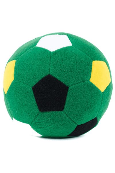 BCOVERART Peluş Oyuncak Top Sparka Peluş Taraftar Futbol Topu 20cm - Yeşil