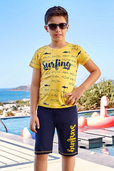 GÇO Boy's 100% Cotton Top and Bottom Set of 2