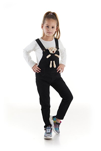 AHENGİM Girl's Jean Slopet Jumpsuit - Seasonal, Lycra and Adjustable Ak2410