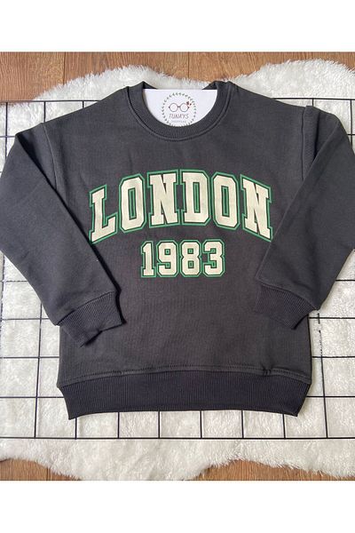 tunays shopping Hanorac oversize pentru copii cu imprimeu Londra