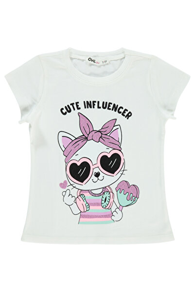Civil Girls Girl's T-shirt 2-5 Years Ecru