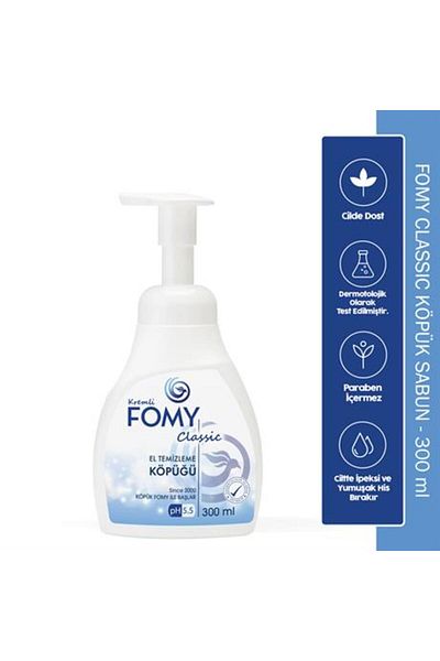 Fomy 300 ml Classic Refreshing Cleansing Creamy - Easy-Rinse Skin Cleansing Foam