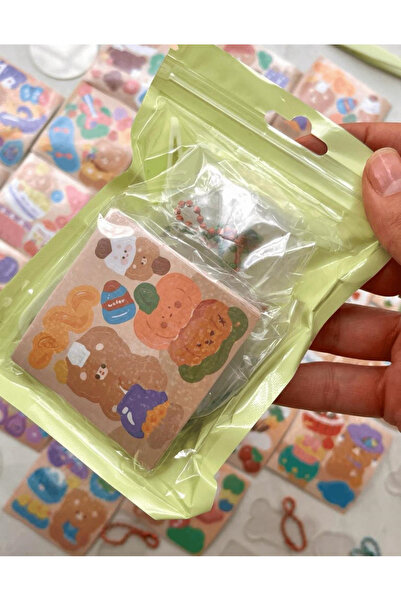 Kağıt Gemi Dükkan Design cu breloc cu fată drăguță, set de 58 de bucăți de au...