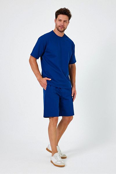 ALEXANDERGARDI Set tricou-pantaloni scurți cu buzunare și cravată (E24-AB-TS-ŞT)