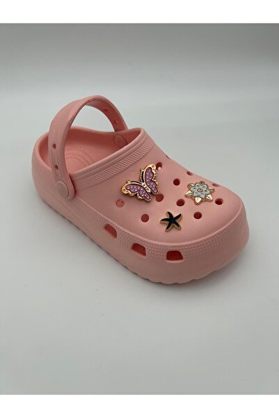 Sonimix Παιδικές παντόφλες με ψηλή σόλα περίτεχνες σταυρωτές