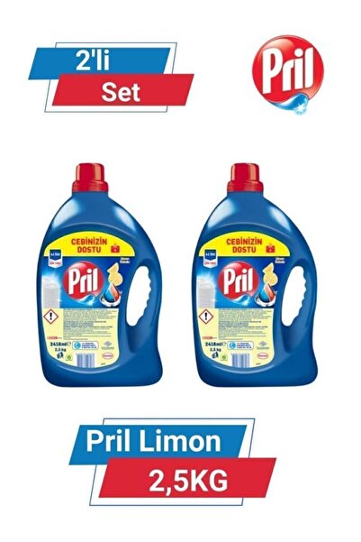 Pril Limon 2.5kg 2'li Set - Ferahlatıcı Temizlik