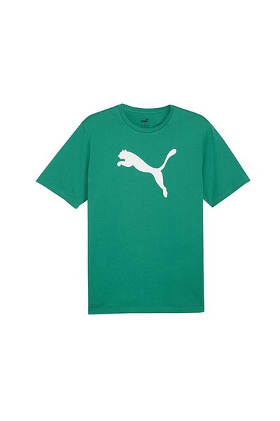Puma Ανδρικό μπλουζάκι από βαμβακερό λογότυπο Teamrise 65870505   Πράσινο