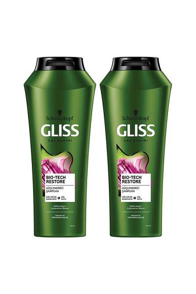 Gliss Bio-tech 500 ml Strengthening Shampoo - X 2 Pieces