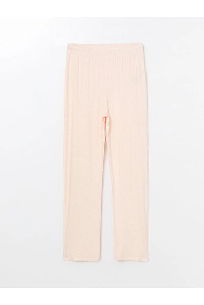 LC Waikiki LCW DREAM Açık Pembe Baskılı Kruvaze Yaka Düz Kısa Kollu Hamile Pijama Takımı