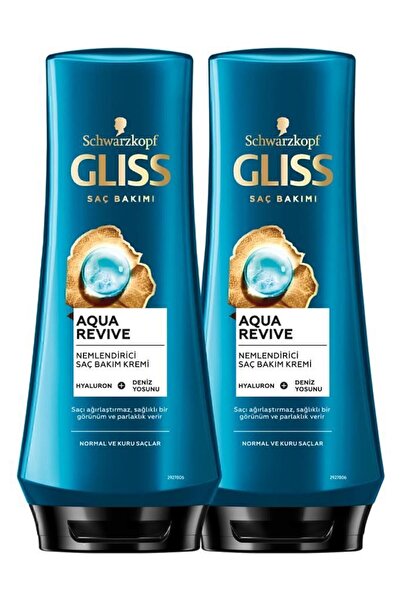 Gliss Aqua Revive Hyaluron Ve Deniz Yosunu Içeren Nemlendirici Saç Kremi 360 ...
