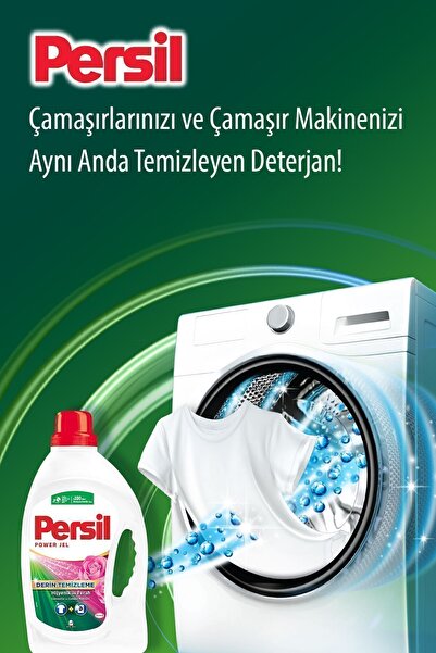 Persil Jel Gülün Büyüsü Sıvı Çamaşır Deterjanı 52 Yıkama 2x 1690ml
