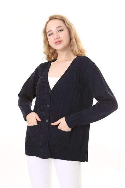 Lamierra Tricotaj Cardigan brodat