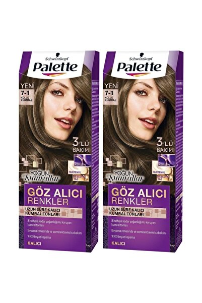 Palette Göz Alıcı Renkler Küllü Kumral 7.1 Pentanol & Besleyici Yağ İçeren Sa...