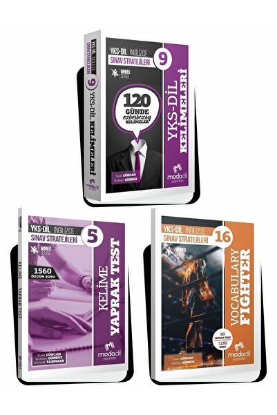 Modadil Yayınları Modadil YKSDİL (YDT) Kelime Ustası - 3'lü Set