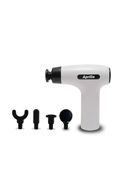 Aprilla Afm-2893 Şarjlı Sporcu Masaj Aleti Beyaz