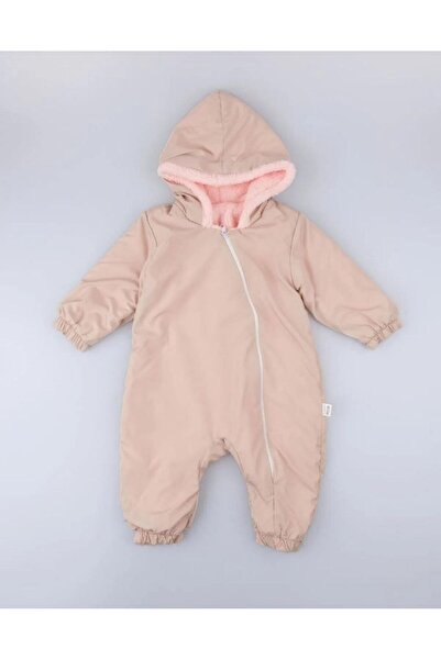 SAYUKER SHOP Powder Pink Winter Baby Onesie - Wind and Waterproof, Welsoft Texture