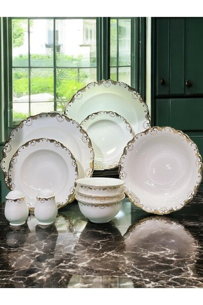 ROY KING 62 PARÇA LUXURY 12 KİŞİLİK YEMEK TAKIMI