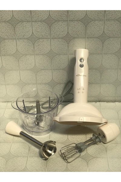 CONTİ 3 Fonksiyonlu El Blender Seti - Krem / 1700 Watt + Filtre Kahve Makinesi Hediyeli