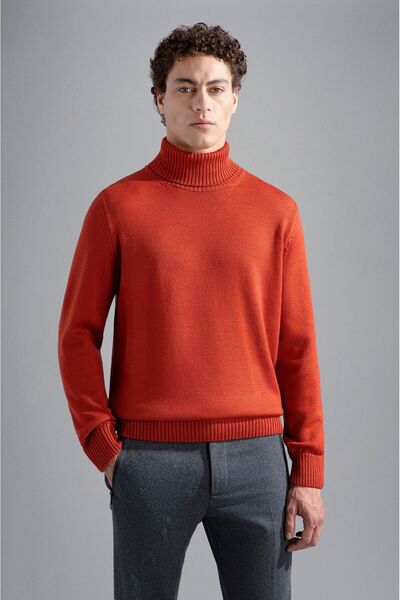 PAUL&SHARK MEN'S WOOLLEN TURTLENECK