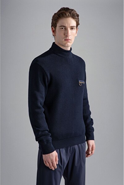 PAUL&SHARK MEN'S KNITTED ROUNDNECK C.W. WOOL