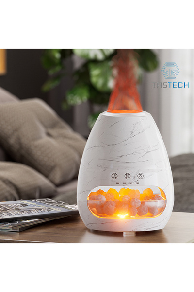 SIGHTZER Himalaya Tuz Lambası 3D Alev AROMA YAYICI Ultrasonik Uçucu Yağ Difüz...