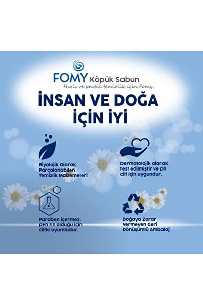 Fomy Classic Ferahlatıcı Derinlemesine Temizlik Kremsi Cilt Temizleme Köpüğü Kartuşu 1000 ml