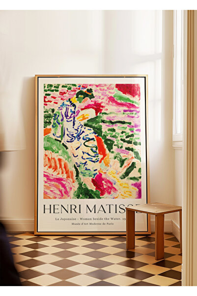 ARTHOUSECOLLECTIVE Poster Matisse - Femeie lângă apă - Poster fără cadru în d...