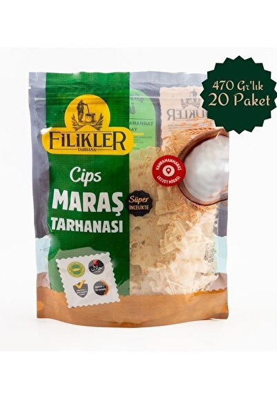 Filikler Tarhana Cips Maraş Tarhanası 470 Gr * 20 Paket