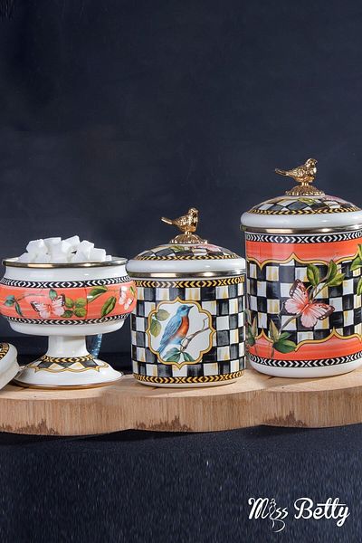 Miss Betty Paradise 3-Piece Jar Set